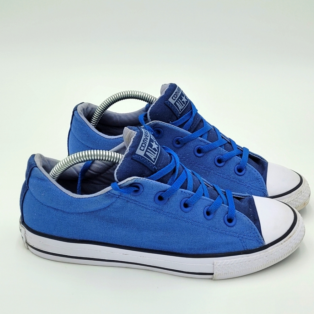 Converse All Star Blue Sneakers Youth Boy Girl  US Size 4